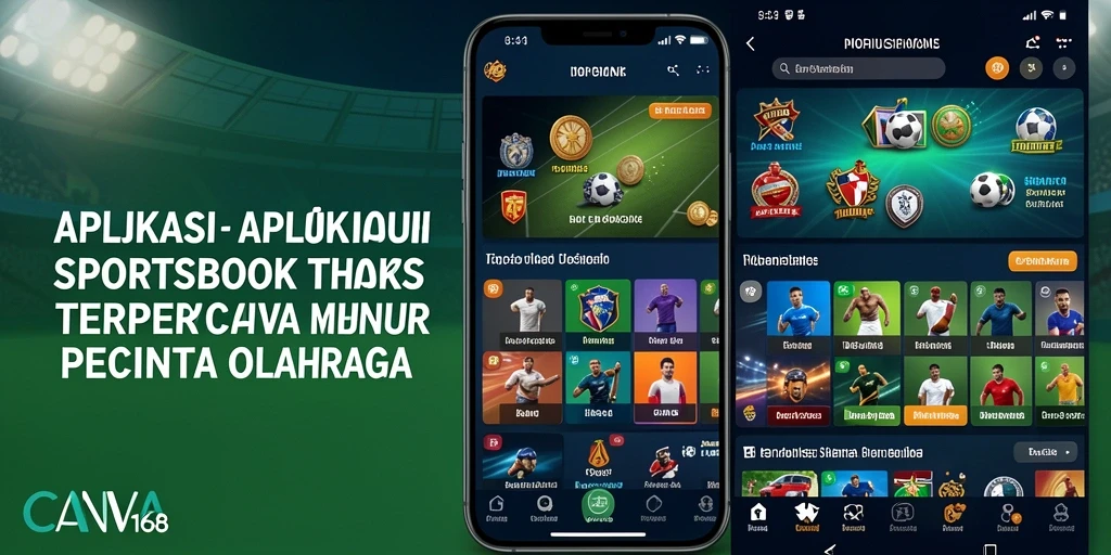 Tampilan menarik dan responsif dari gameplay Sportsbook CANVA168.