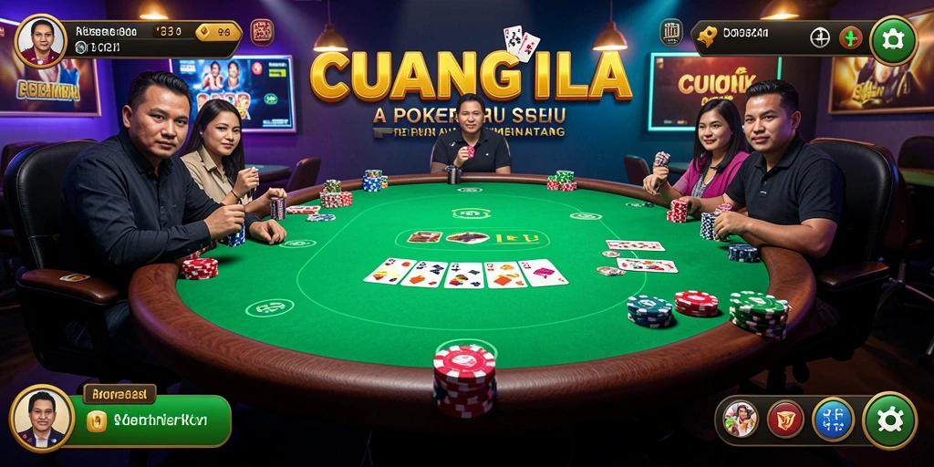 Tampilan gameplay seru dengan interaksi antar pemain di CUANGILA.