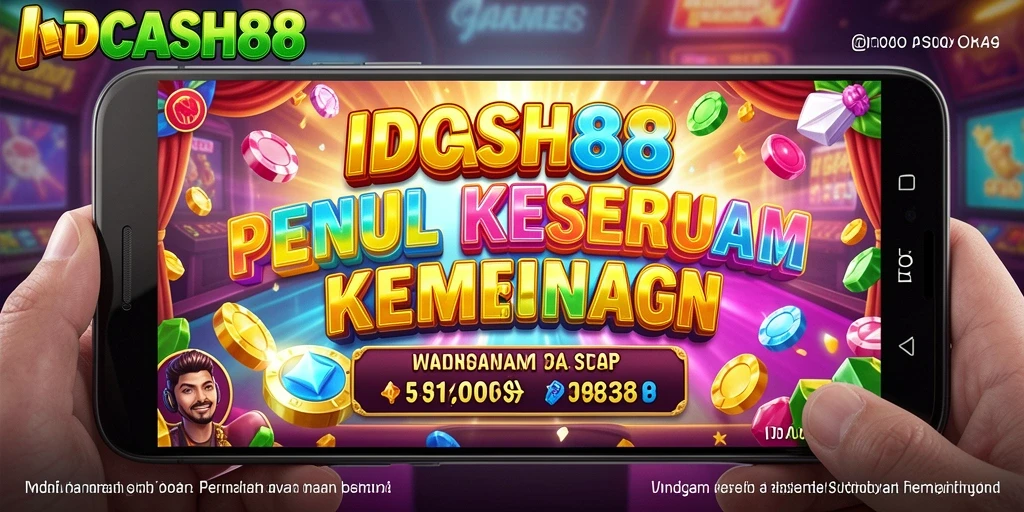 Screenshot IDCASH88 menampilkan gameplay Slot yang mendebarkan dengan berbagai tema.