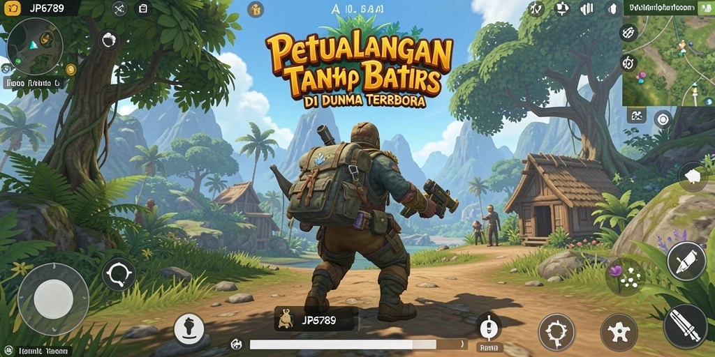 Screenshot gameplay Open World yang menampilkan eksplorasi mendalam.