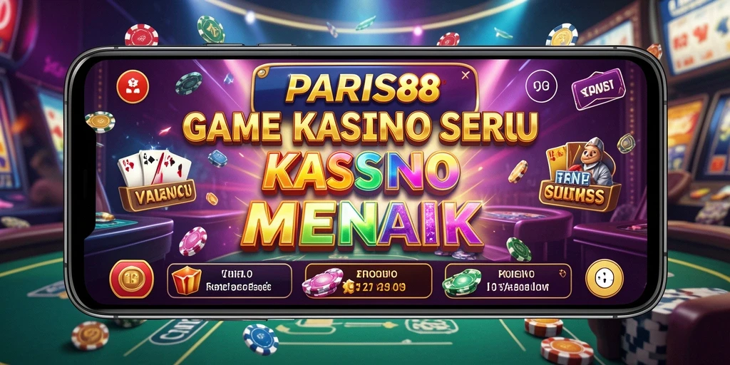 Tampilan pemainan Kasino yang seru di PARIS88.