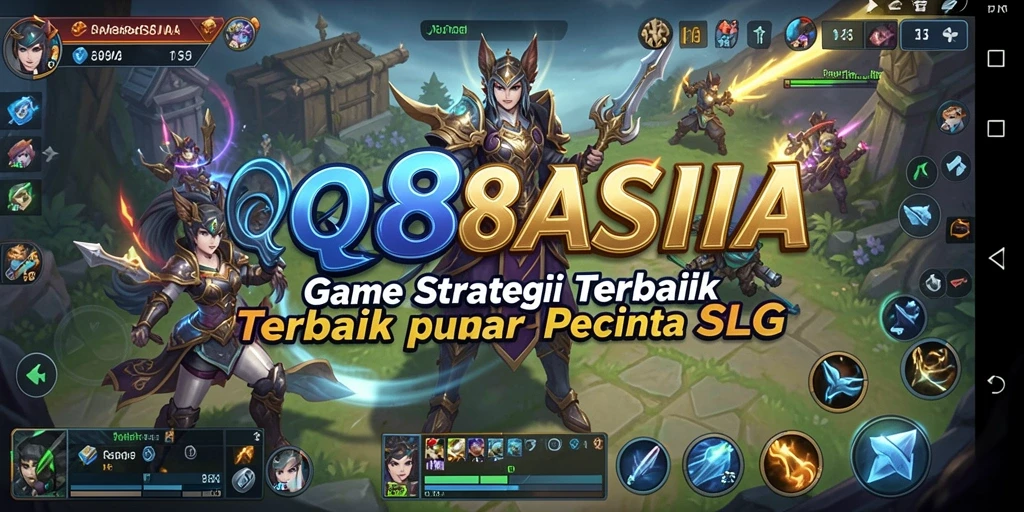 Screenshot gameplay QQ88ASIA dengan aksi pertempuran yang mendebarkan.
