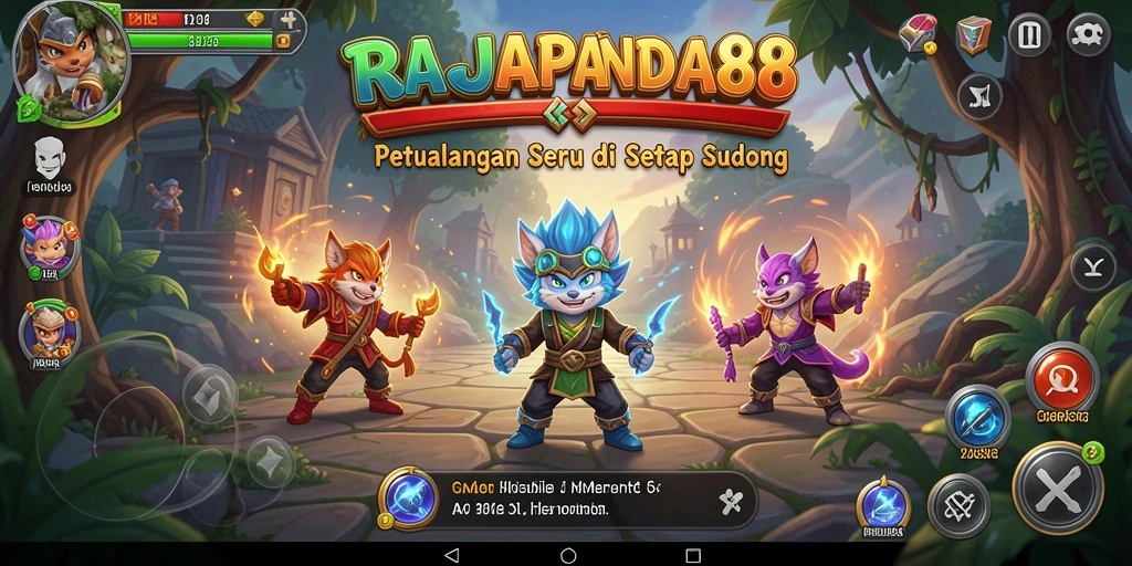 Gameplay penuh aksi di dunia <strong>RAJAPANDA88</strong> yang menarik.