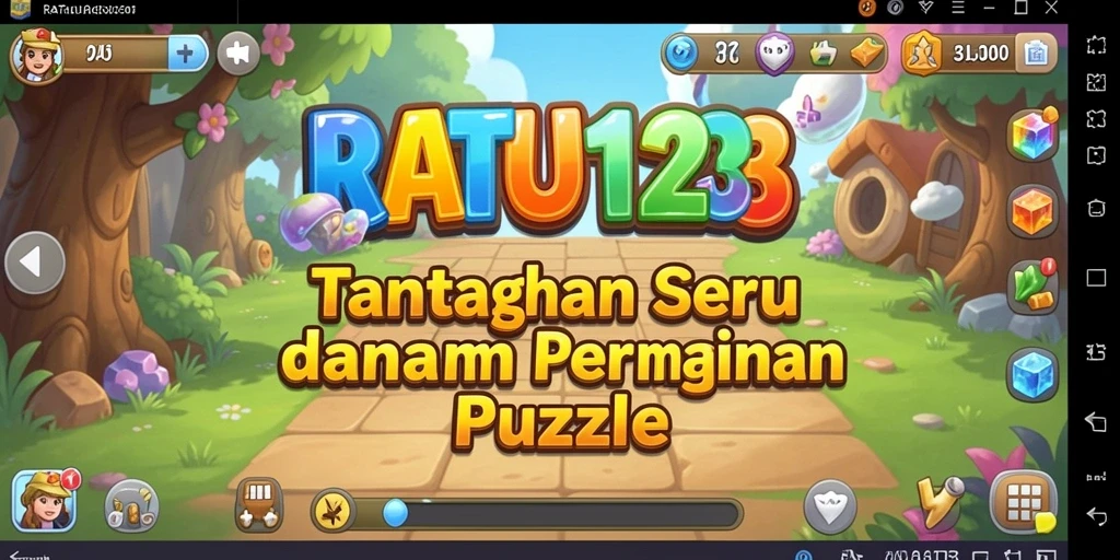 Screenshot gameplay <strong>RATU123</strong> yang penuh tantangan puzzle.