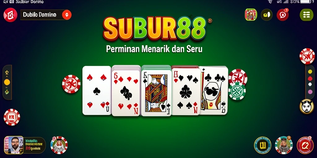 Tampilan utama gameplay yang seru dan interaktif dalam SUBUR88.