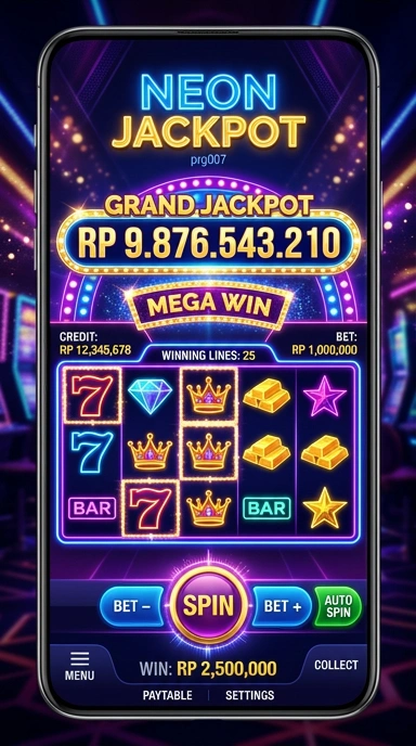 Tampilan utama aplikasi prg007 dengan navigasi yang mudah.